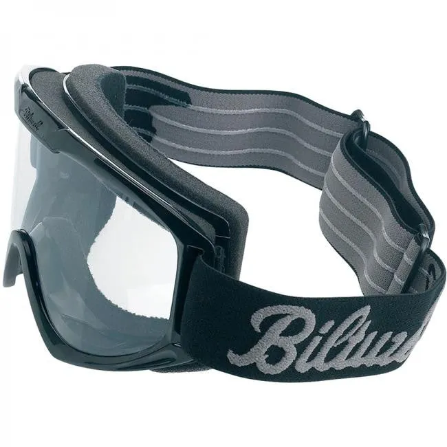 BILTWELL MOTO 2.0 SCRIPT GOGGLES BLACK