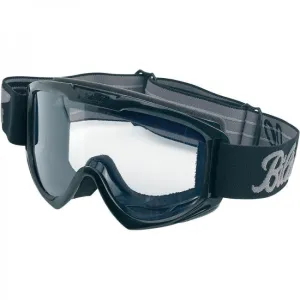 BILTWELL MOTO 2.0 SCRIPT GOGGLES BLACK