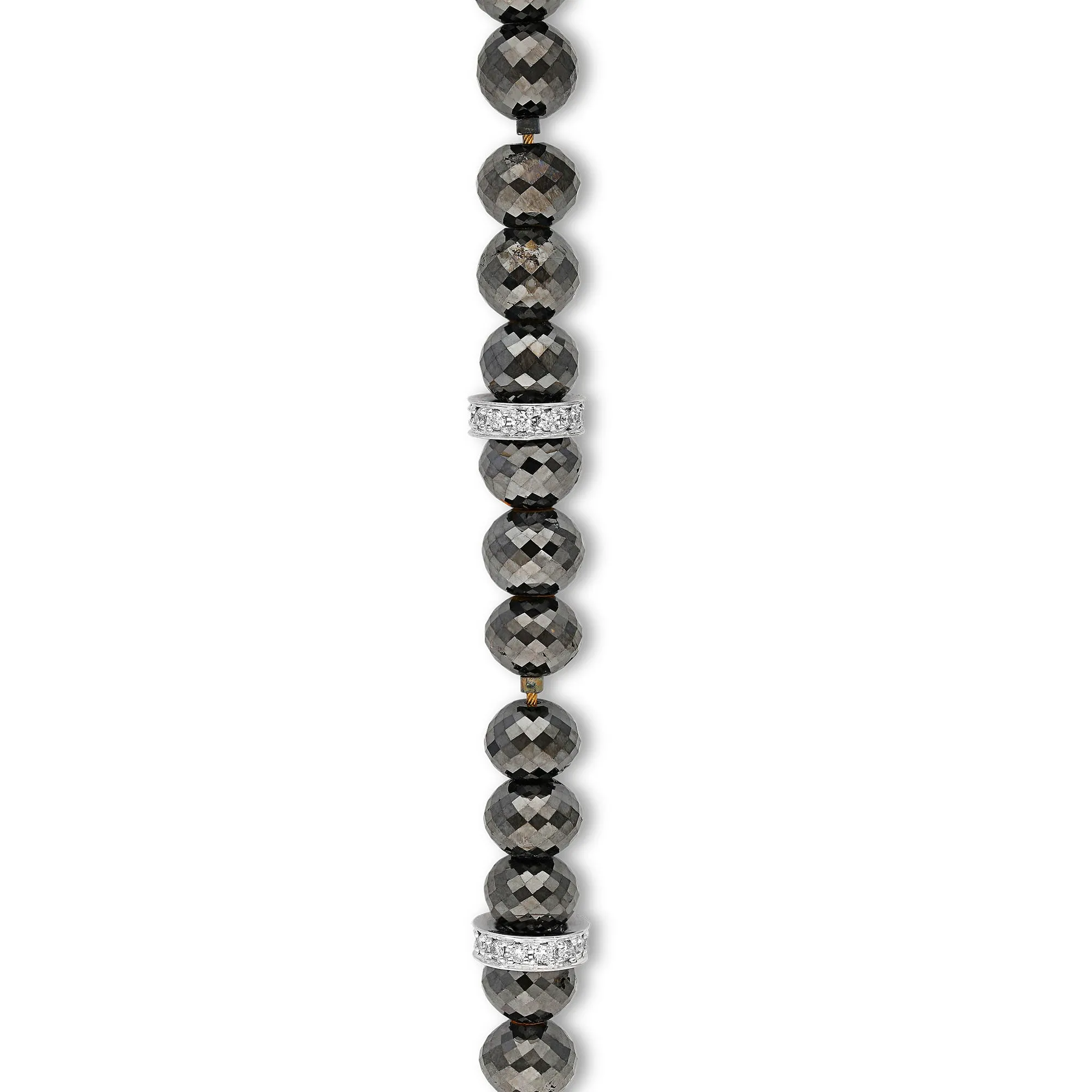 Black Diamond Beaded Bracelet - 48.35 Carat