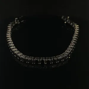 Black Moissanite Tennis Bracelet