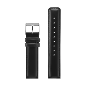 Black Padded Leather Strap