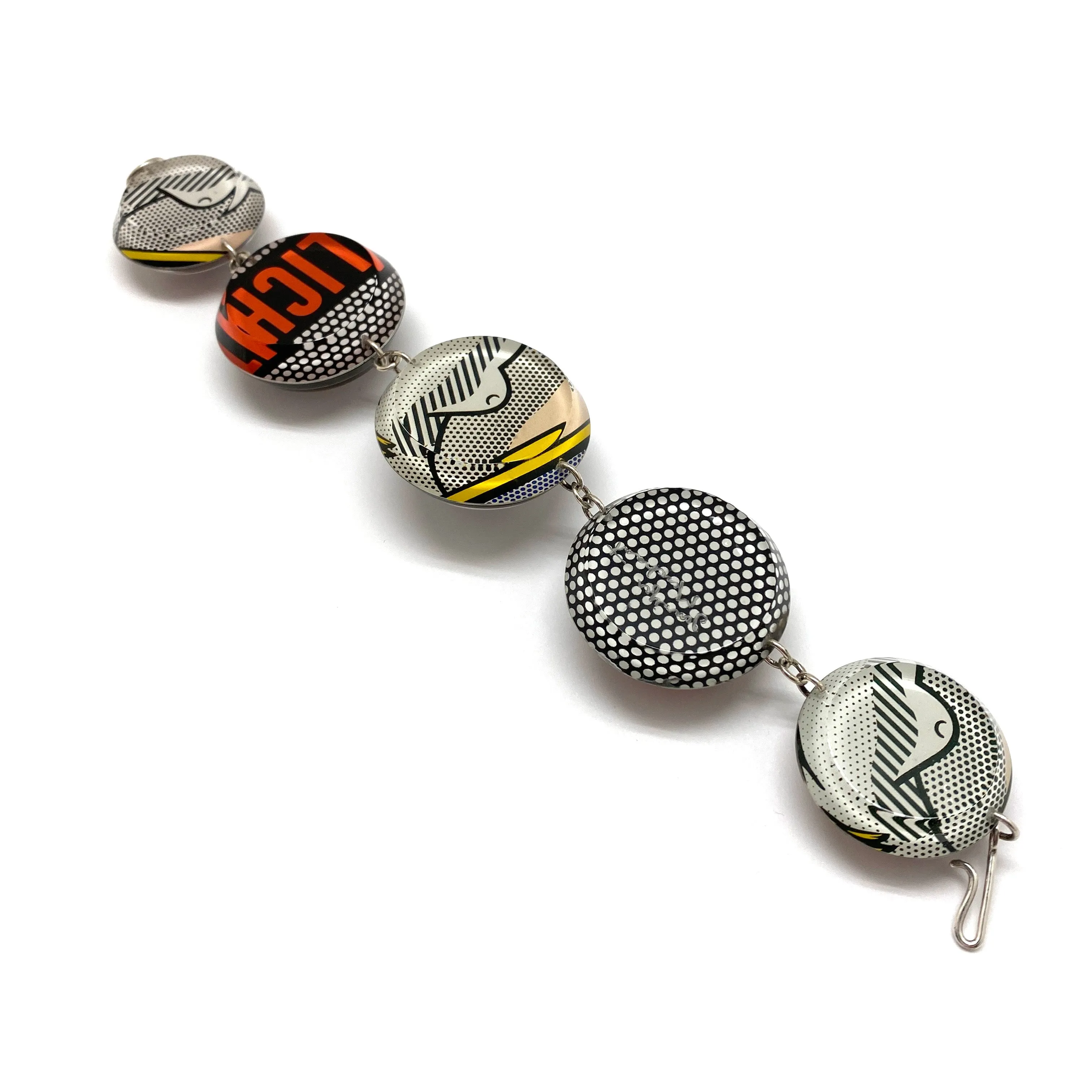 Boobie Trap Domed Link Bracelet
