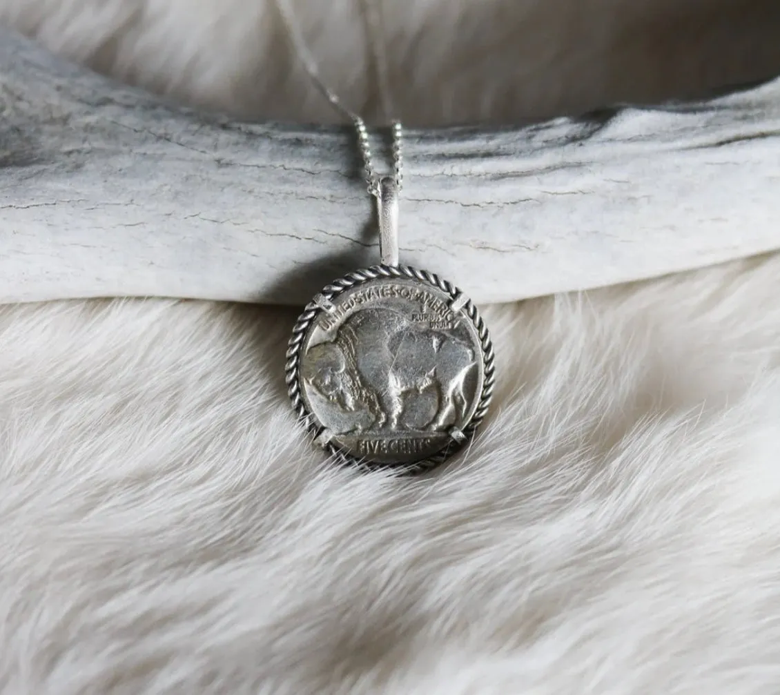 Buffalo Nickel Coin Medallion