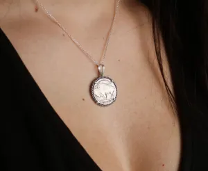 Buffalo Nickel Coin Medallion