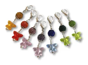Butterfly B1 - #050 Set of 7 Stitch Markers