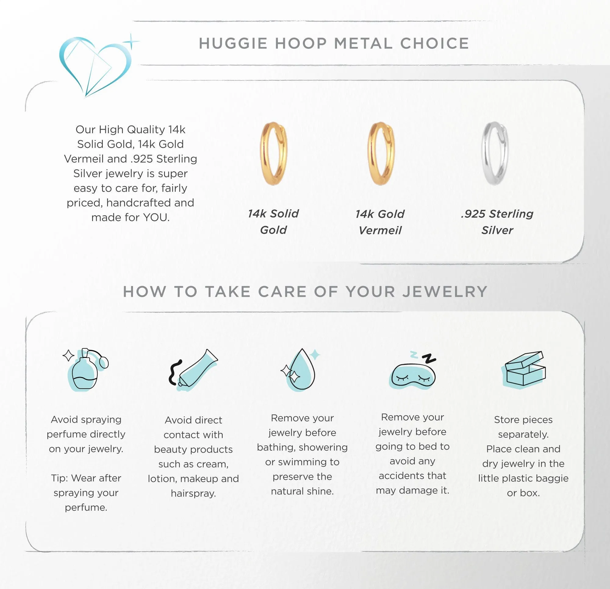 Caduceus Huggie Hoops