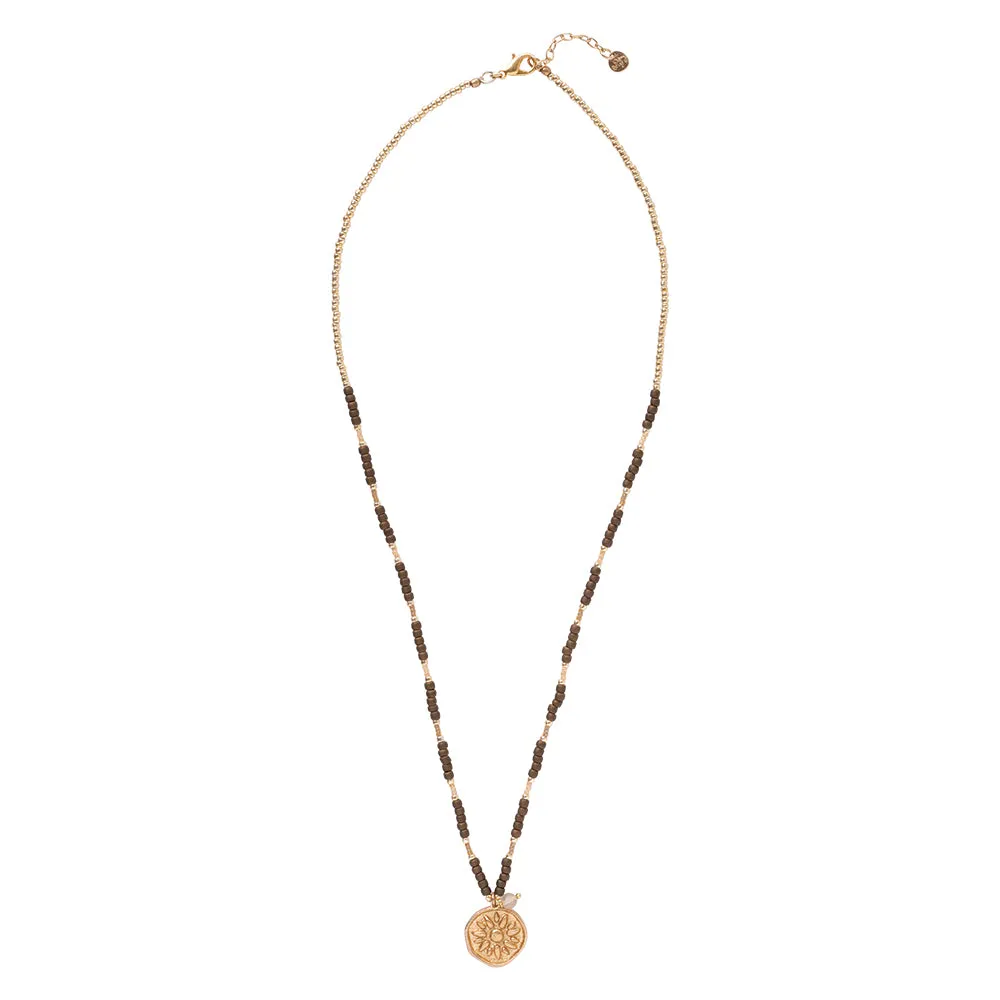 Caring Citrine Gold Colored Necklace