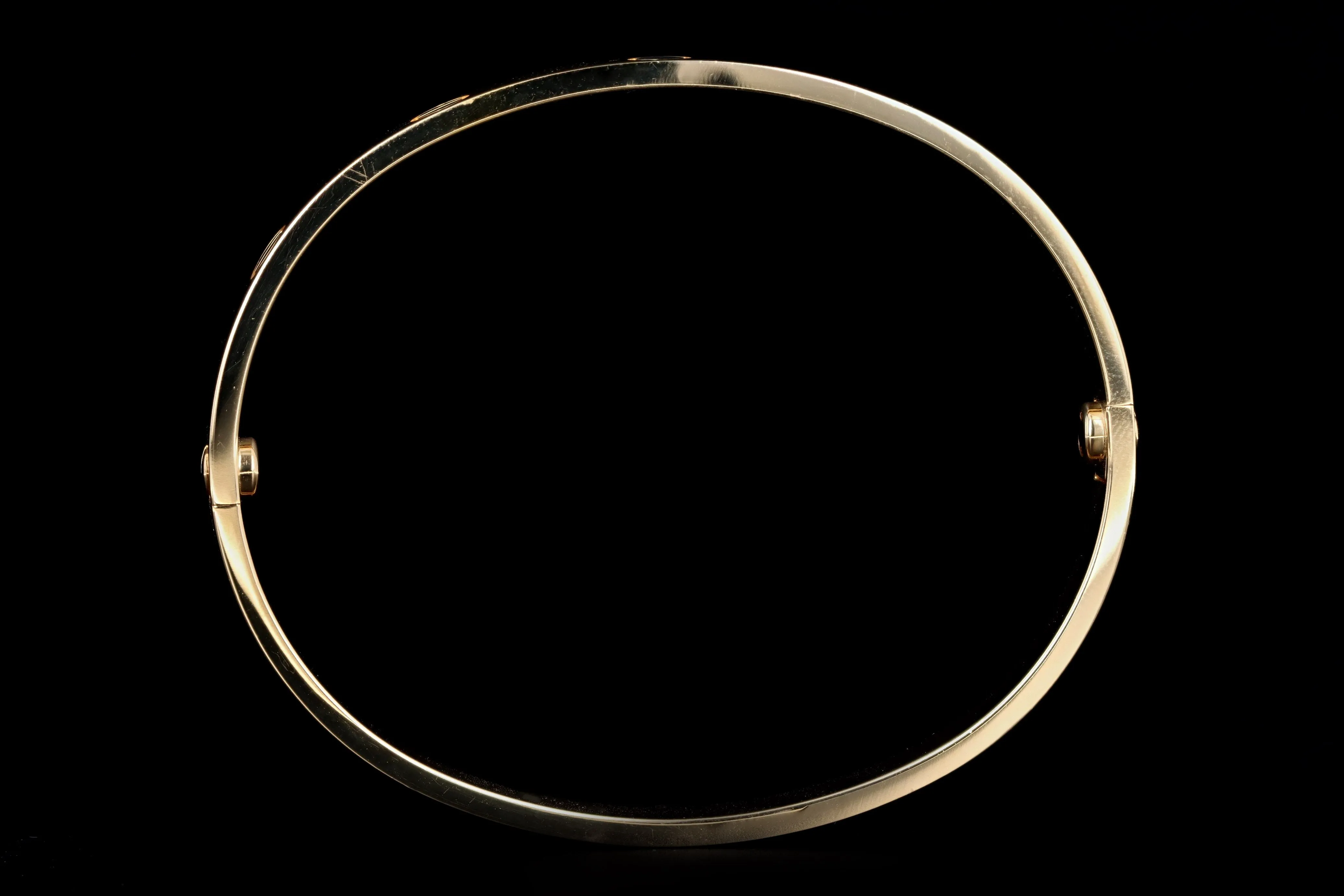 Cartier 18K Yellow Gold Love Bracelet Size 18