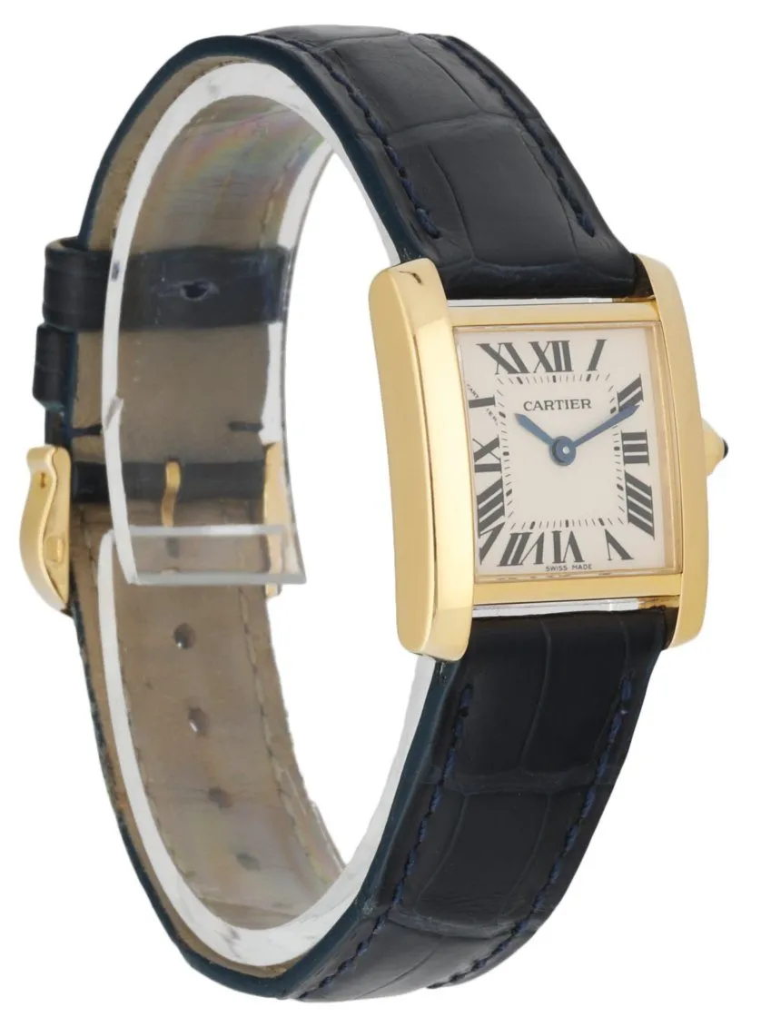 Cartier Tank Francaise 2385 18k Yellow Gold Ladies Watch