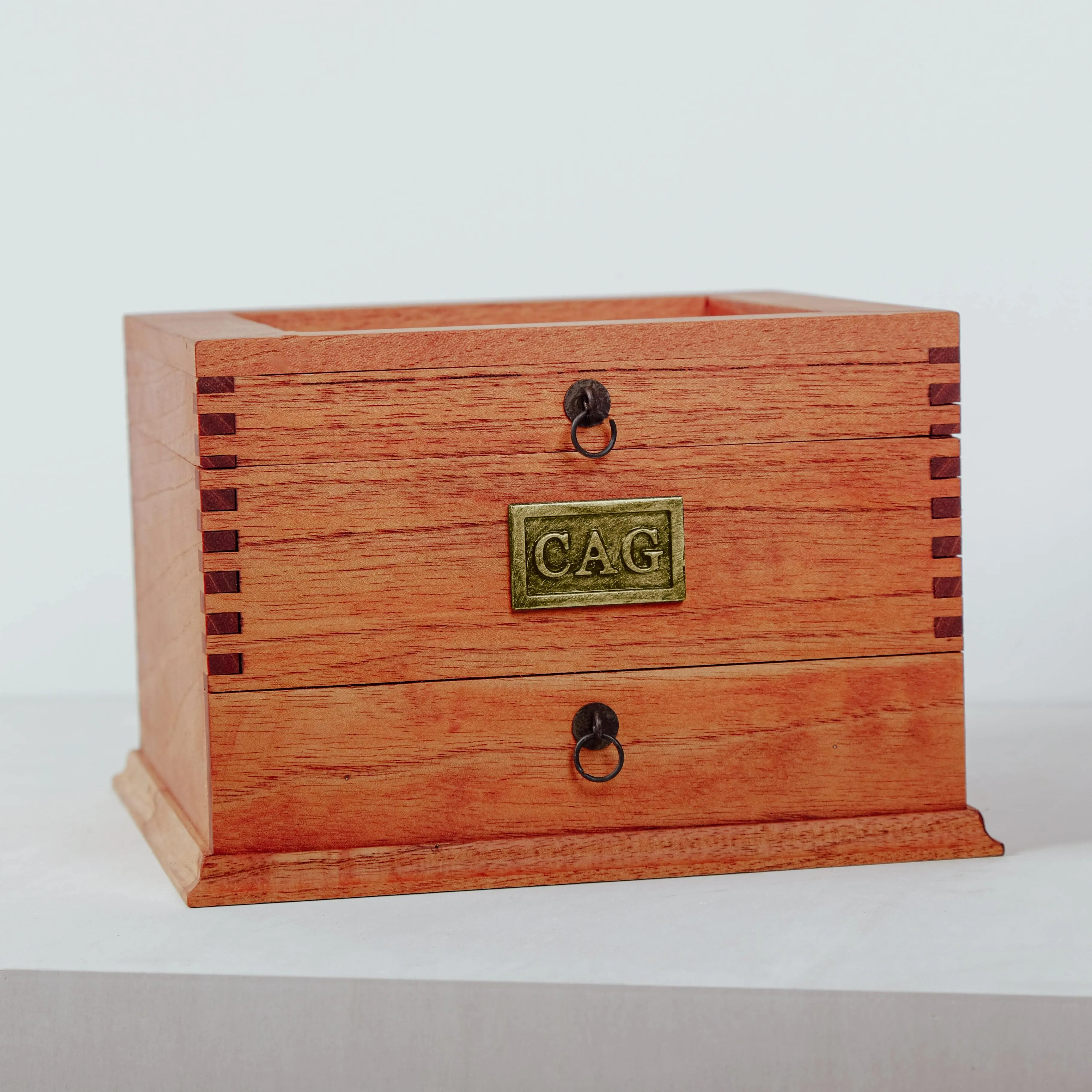 Cedar Watch Box for 6 Watches with Drawer