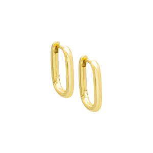 Chain Link Huggie Earring
