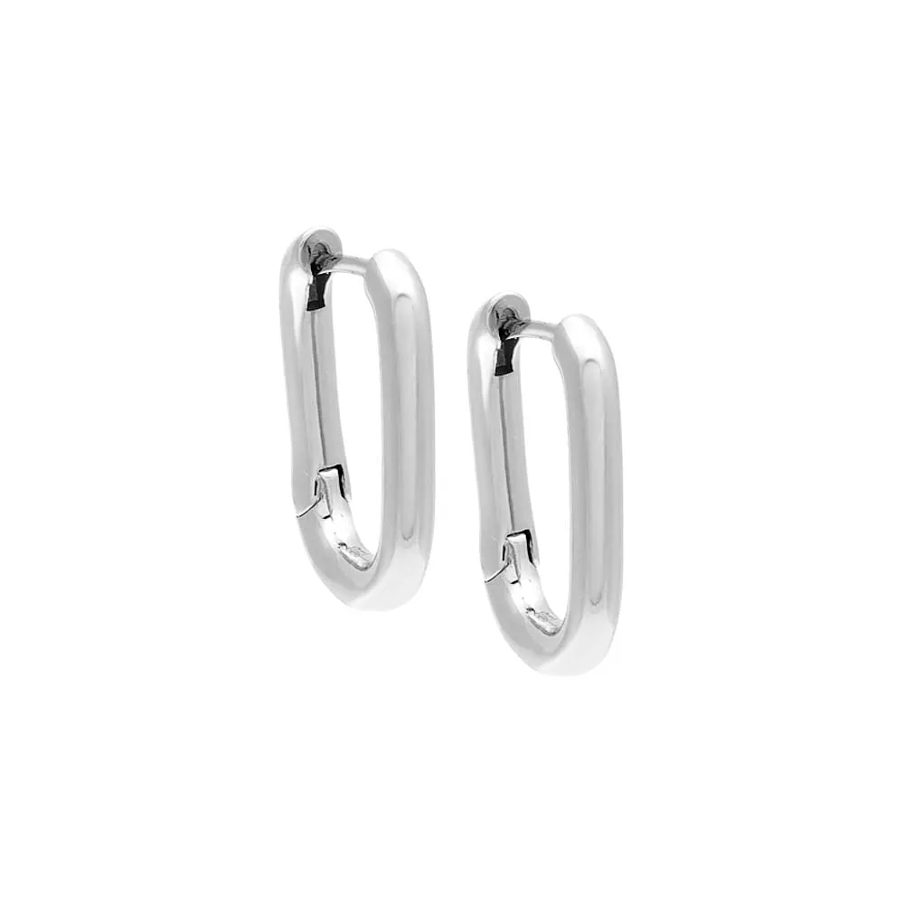 Chain Link Huggie Earring