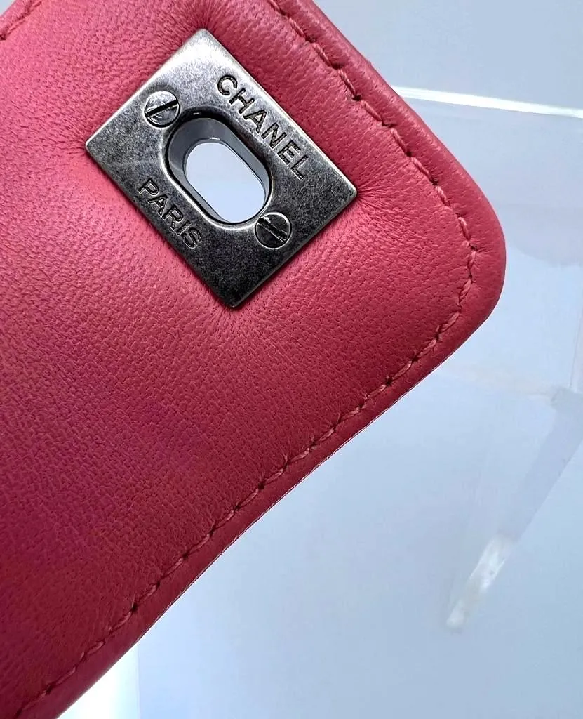 CHANEL QUILTED LAMBSKIN CC TURNLOCK CUFF BRACELET