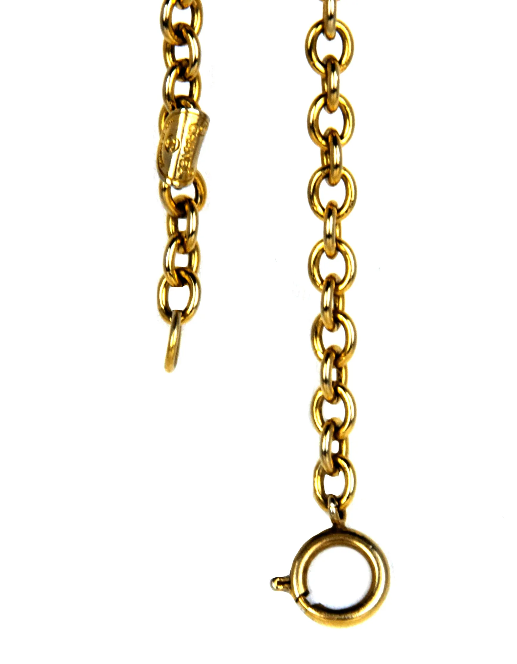 Chanel Vintage Goldtone CC Coin Choker Necklace w. Crystals