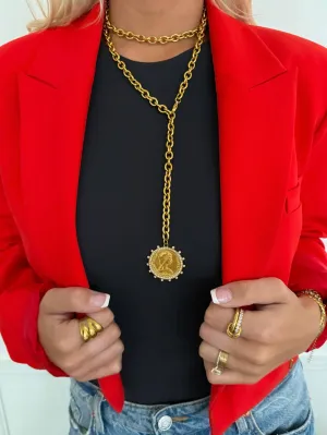 CHANSUTTPEARLS - XL COIN NECKLACE