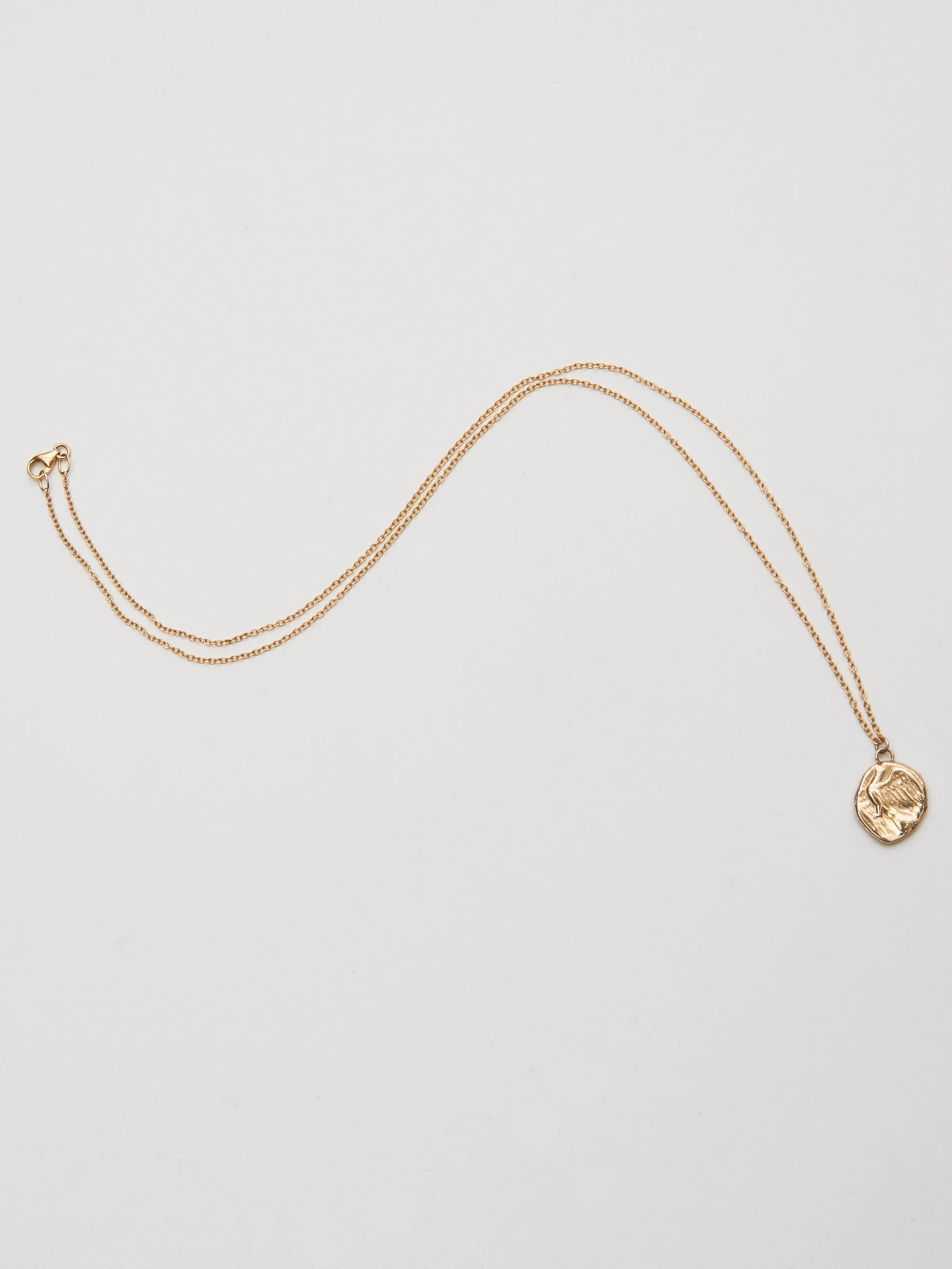 Chimera And Dove Greek Coin Pendant