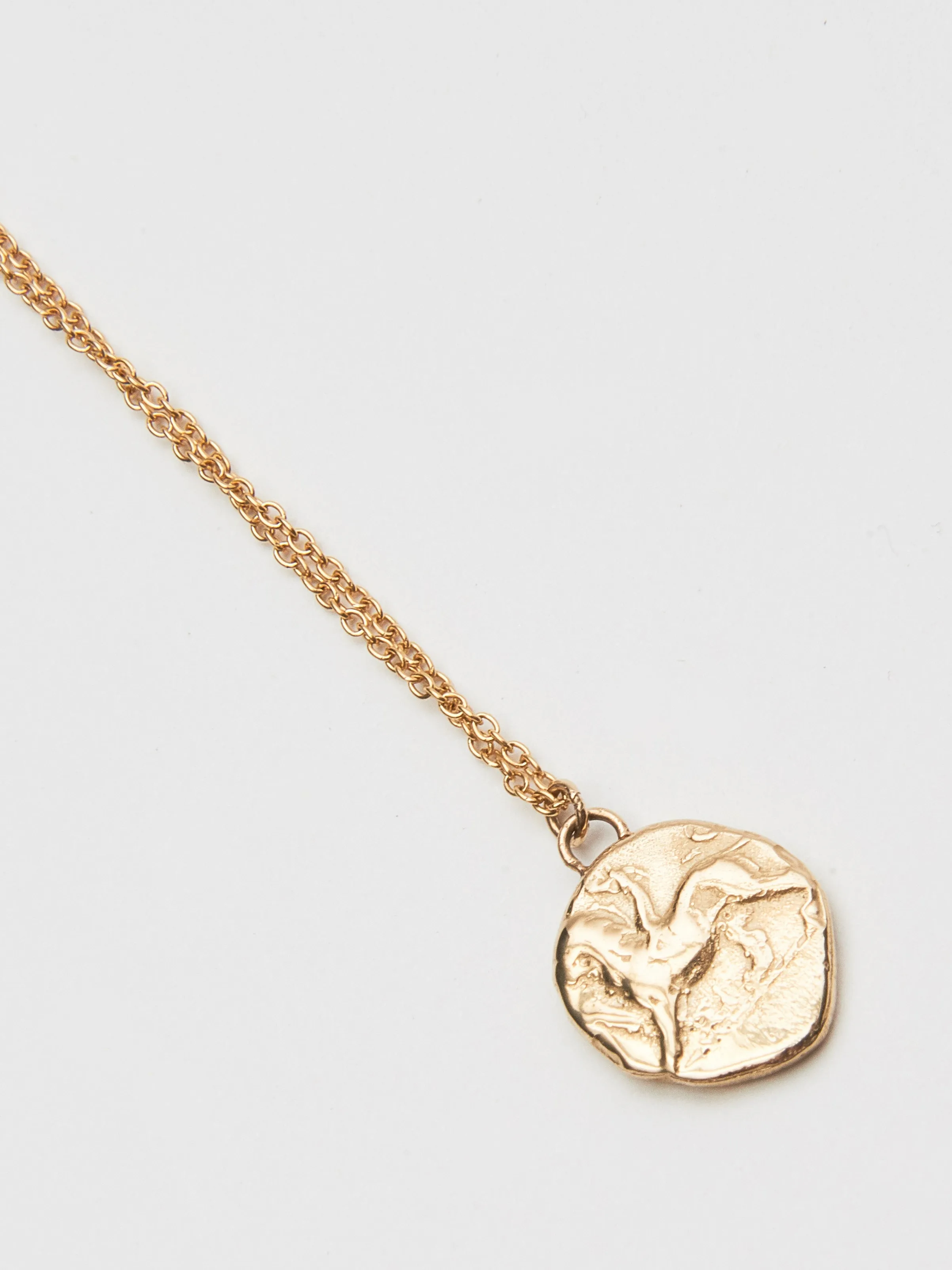 Chimera And Dove Greek Coin Pendant