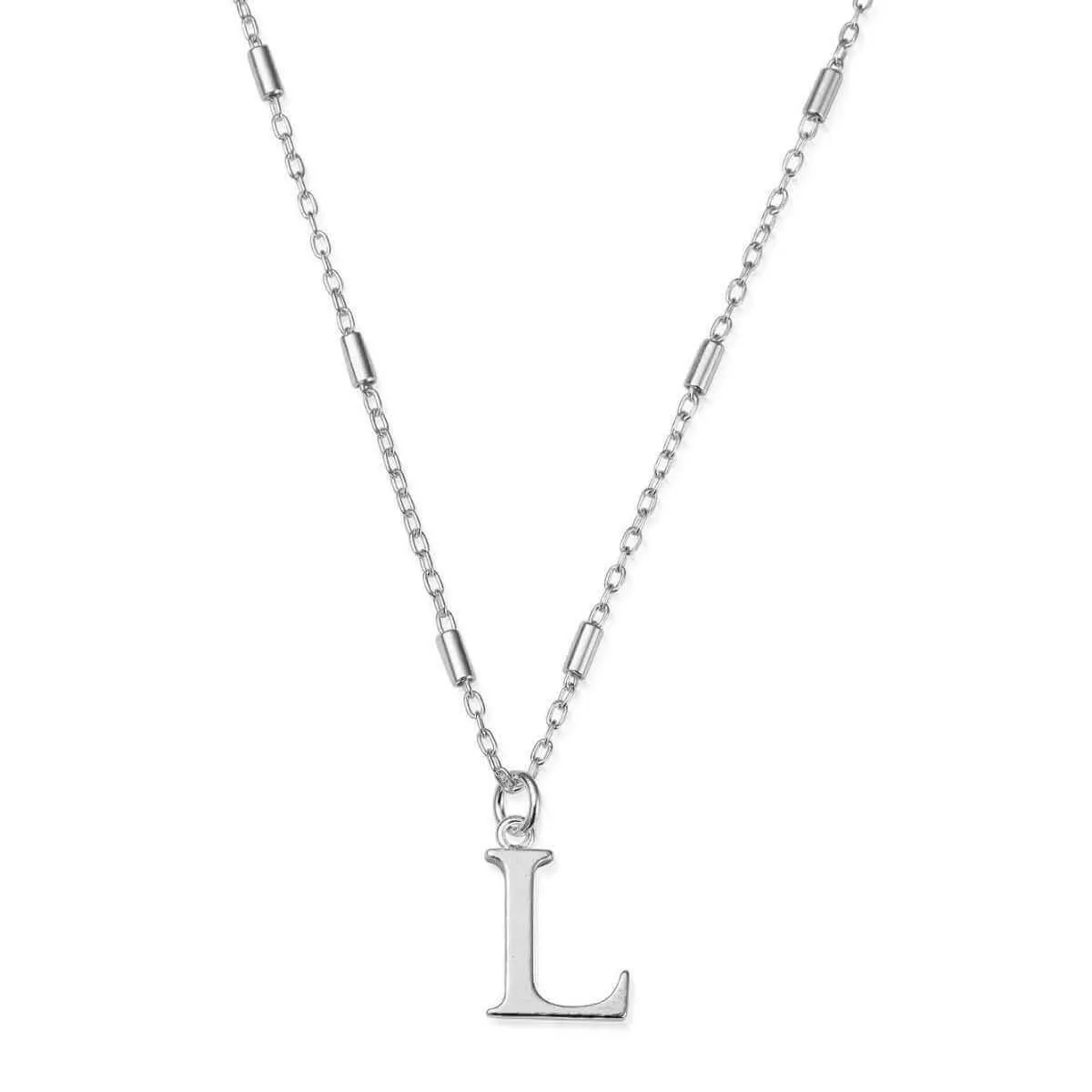 ChloBo Iconic Initial Necklace - Silver