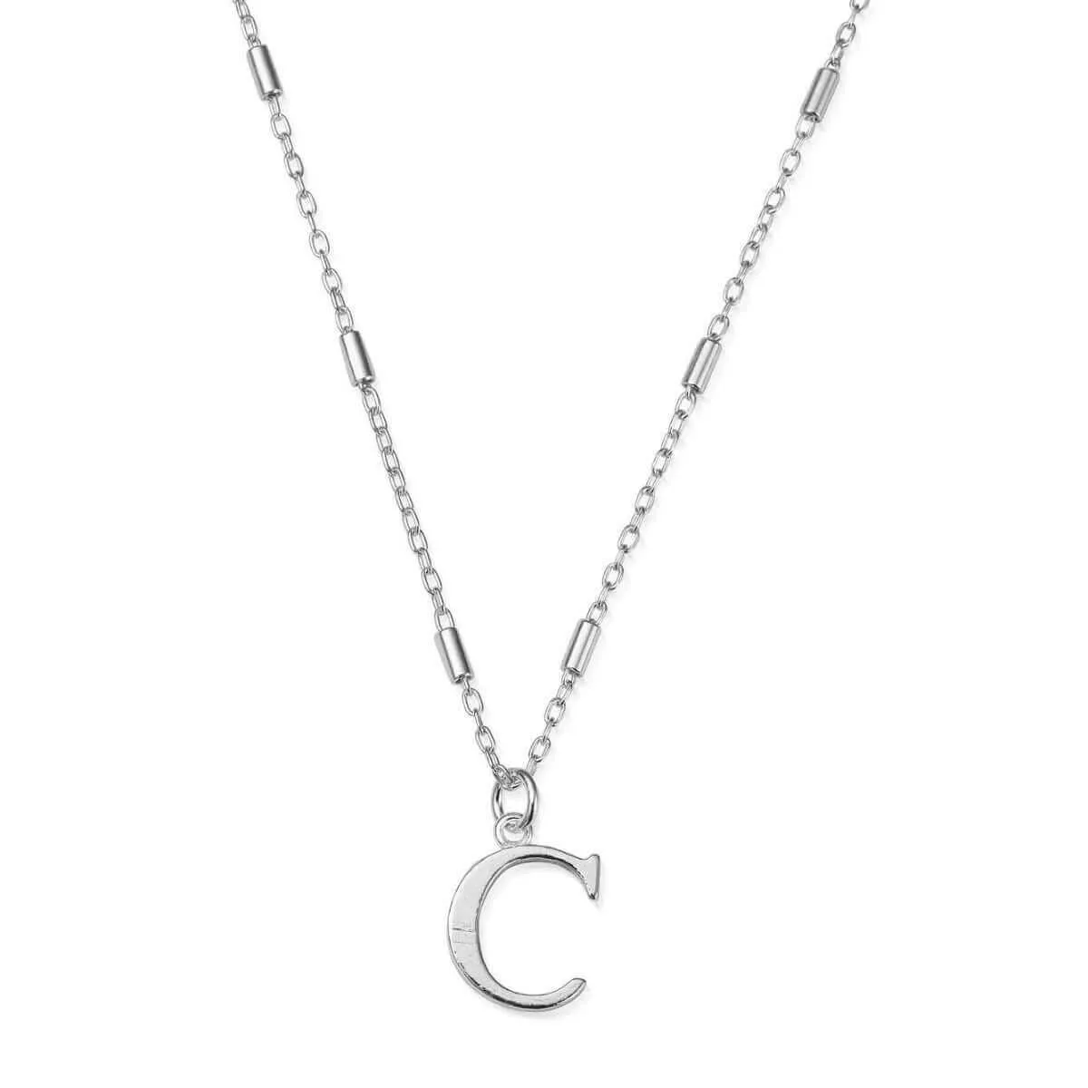 ChloBo Iconic Initial Necklace - Silver