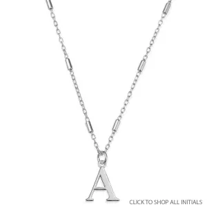 ChloBo Iconic Initial Necklace - Silver