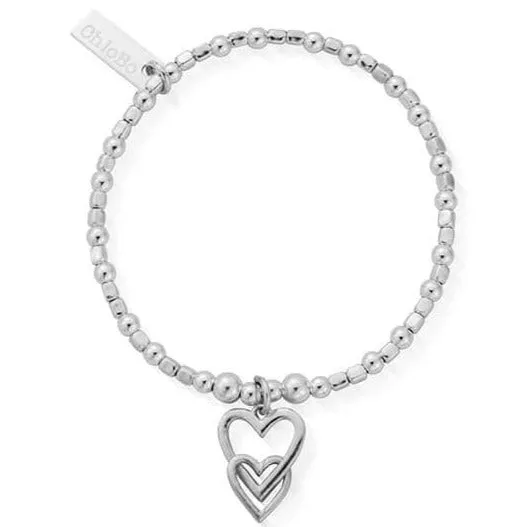 ChloBo Interlocking Love Heart Bracelet