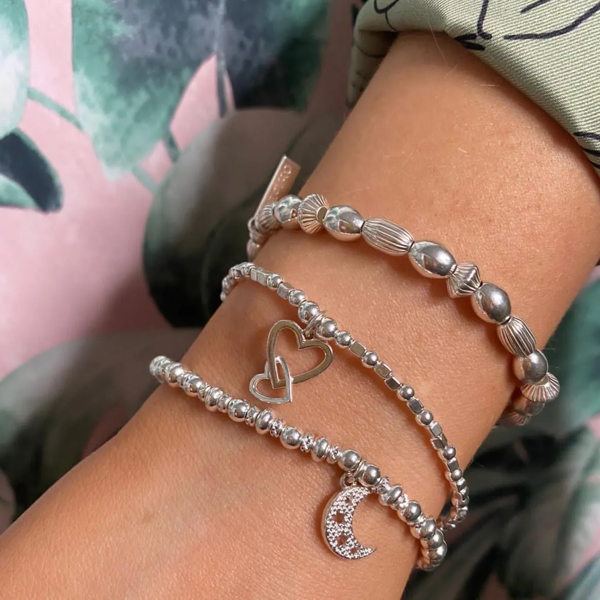 ChloBo Interlocking Love Heart Bracelet