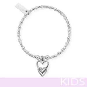 Chlobo Kids Interlocking Heart Bracelet