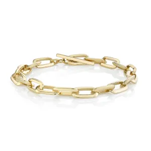 Chubby Large Link Knife Edge Chain Bracelet