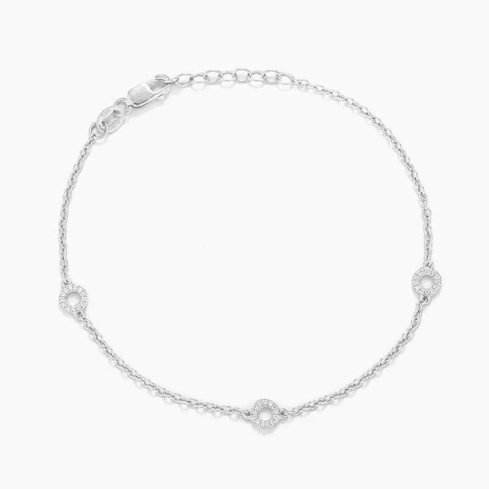 Circle Station Chain Bracelet