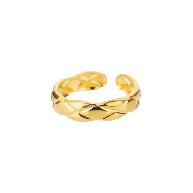 Classic Twist Chain Open Rings