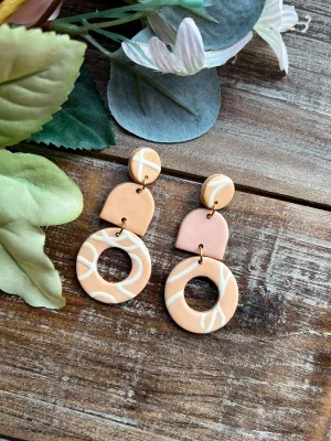 Clay Triple Earrings