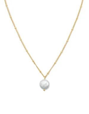 Coin pearl necklace