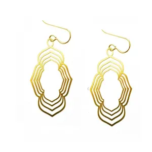Concentric Petal Small Earrings