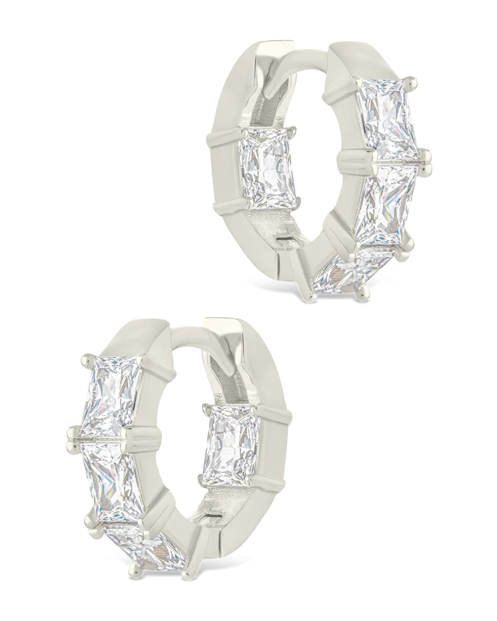 Cosima Baguette CZ Hoops