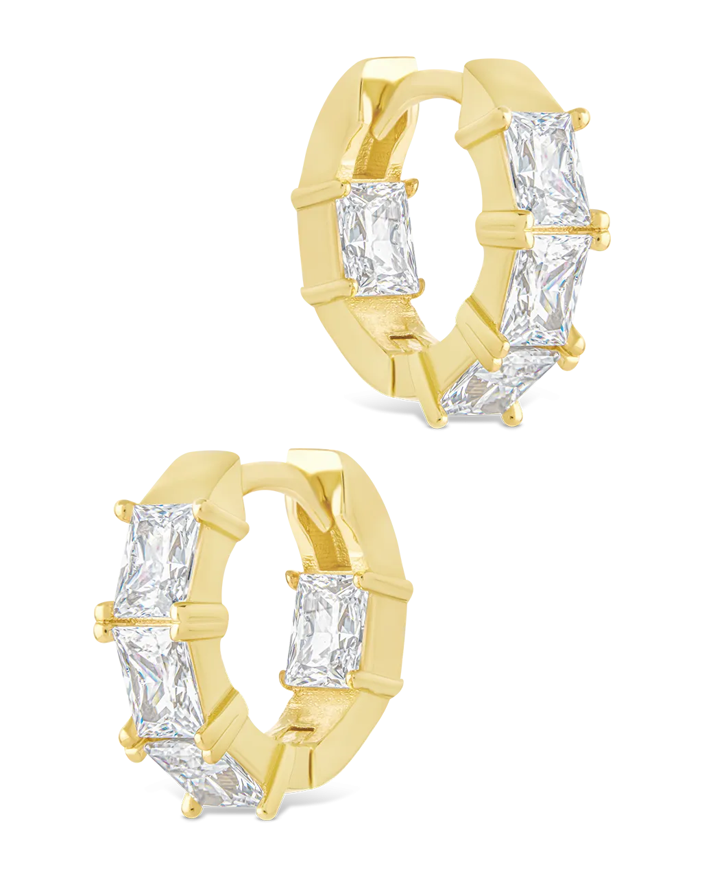 Cosima Baguette CZ Hoops