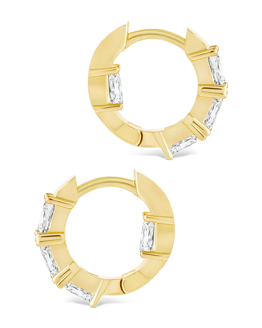 Cosima Baguette CZ Hoops