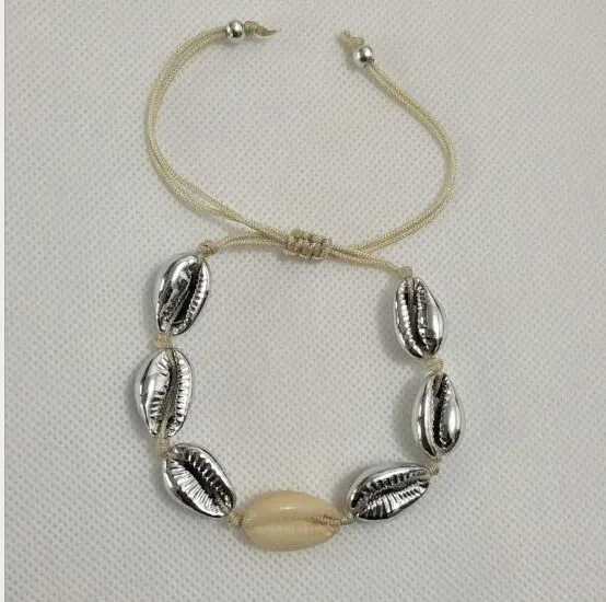Cowrie shell Bracelet femme Adjustable boho Macrame friendship Real Seashell Bracelet Mothers Day Jewelry Gift 8445-8450