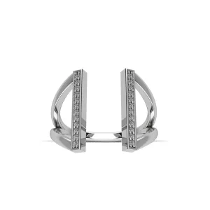 Cubic Zirconia Fashion Ring in Sterling Silver