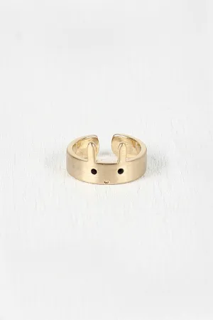 Cutie Bunny Face Ring