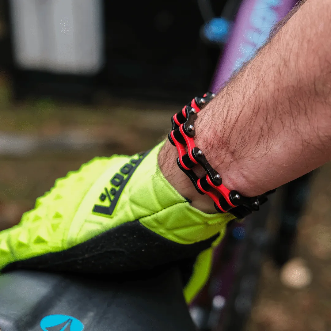 Cycolinks Ducati Red Bike Chain Bracelet