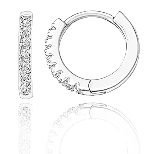 CZ Cuff Earrings Huggie Studs