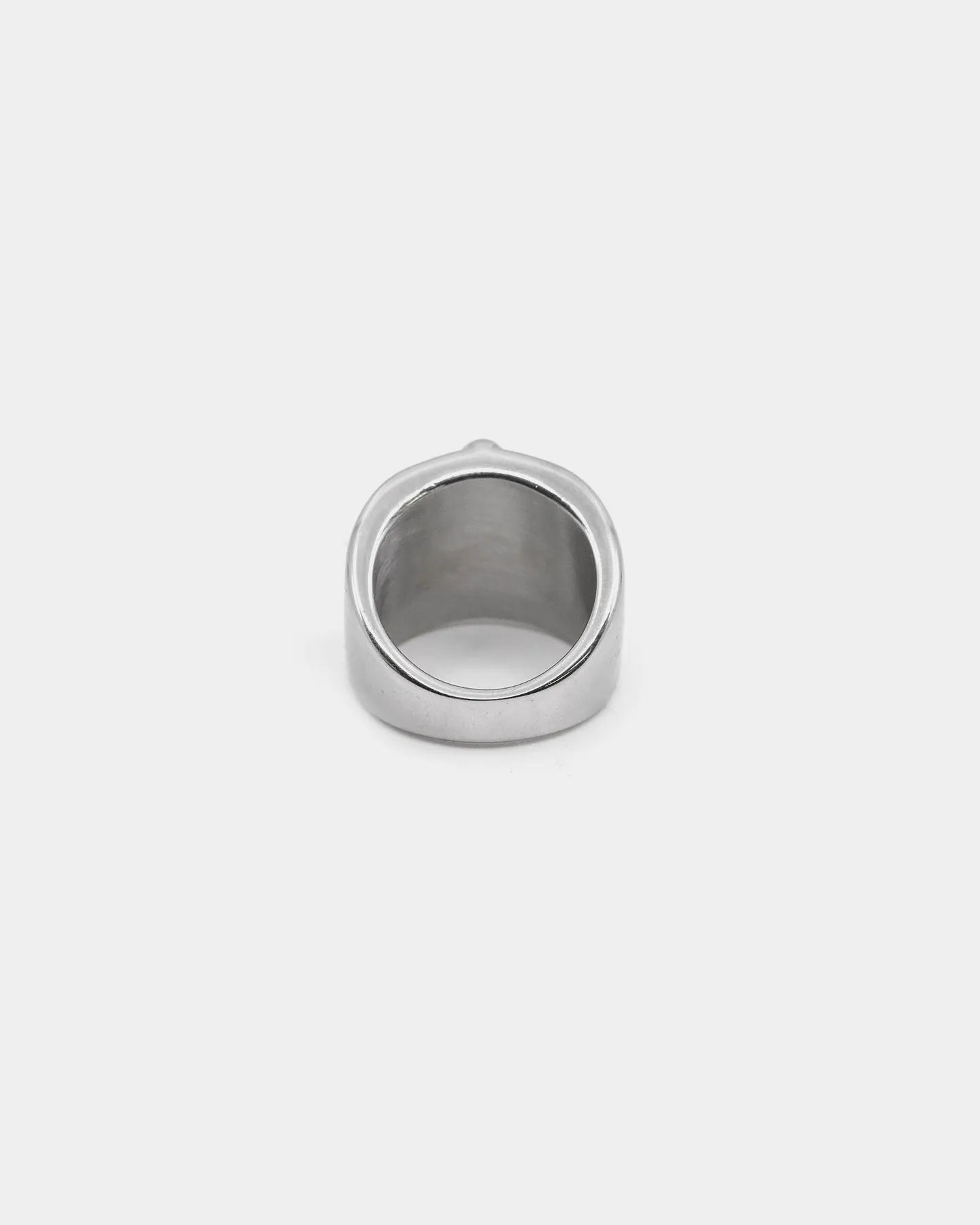 Dead Studios Men's Tri Stone Ring Stainless Steel/Black