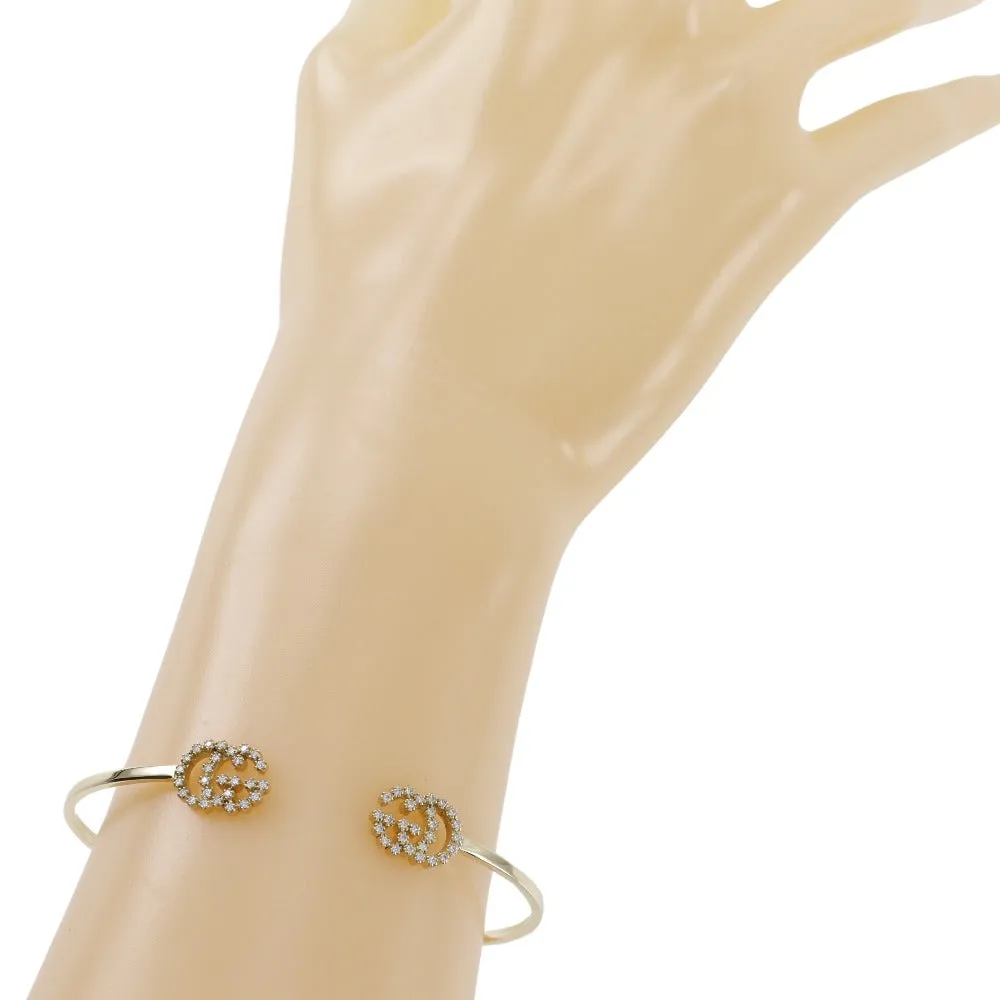 Diamond Interlocking G Bracelet