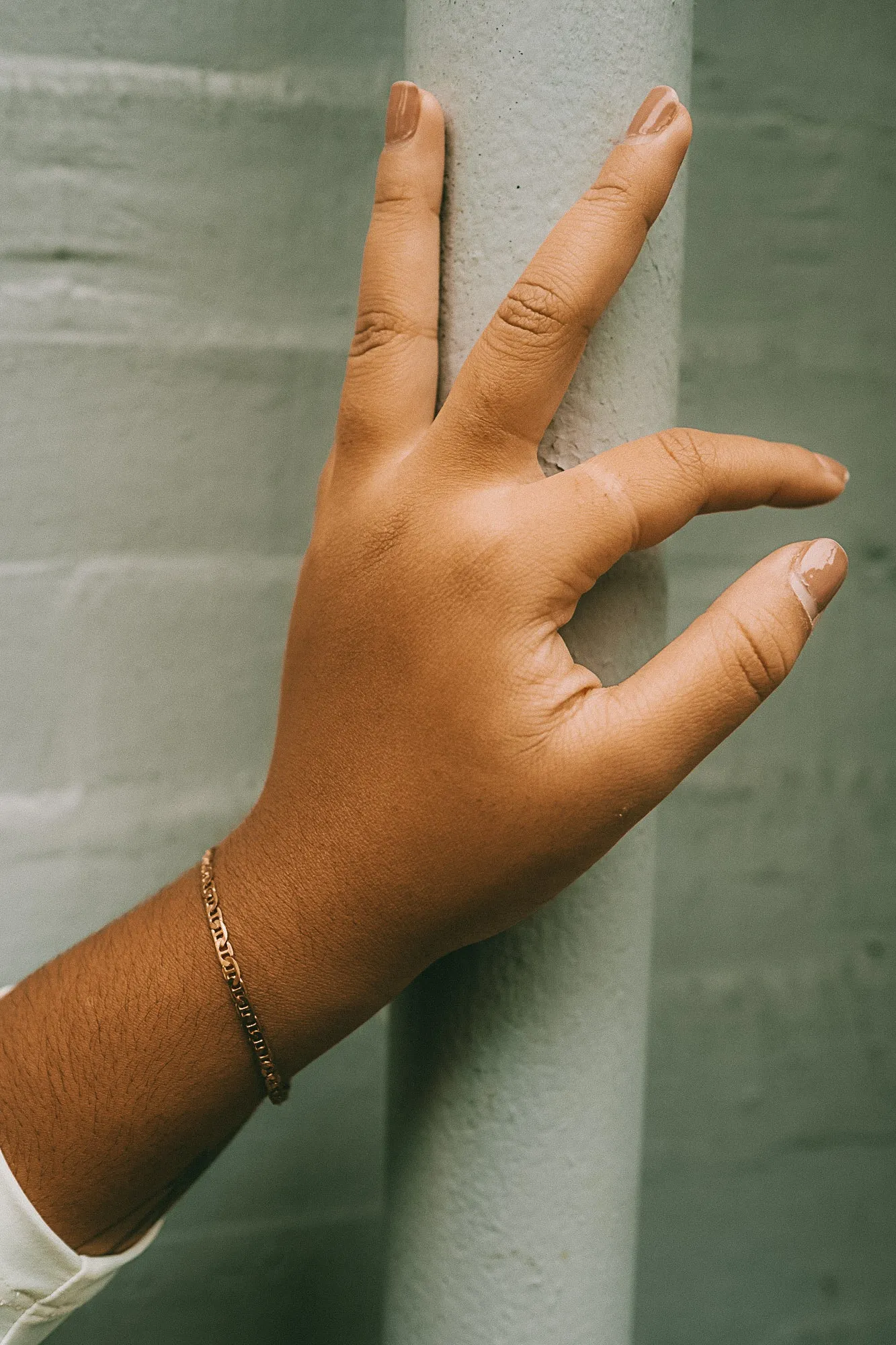 DNA Layering Chain Bracelet in Sterling Silver