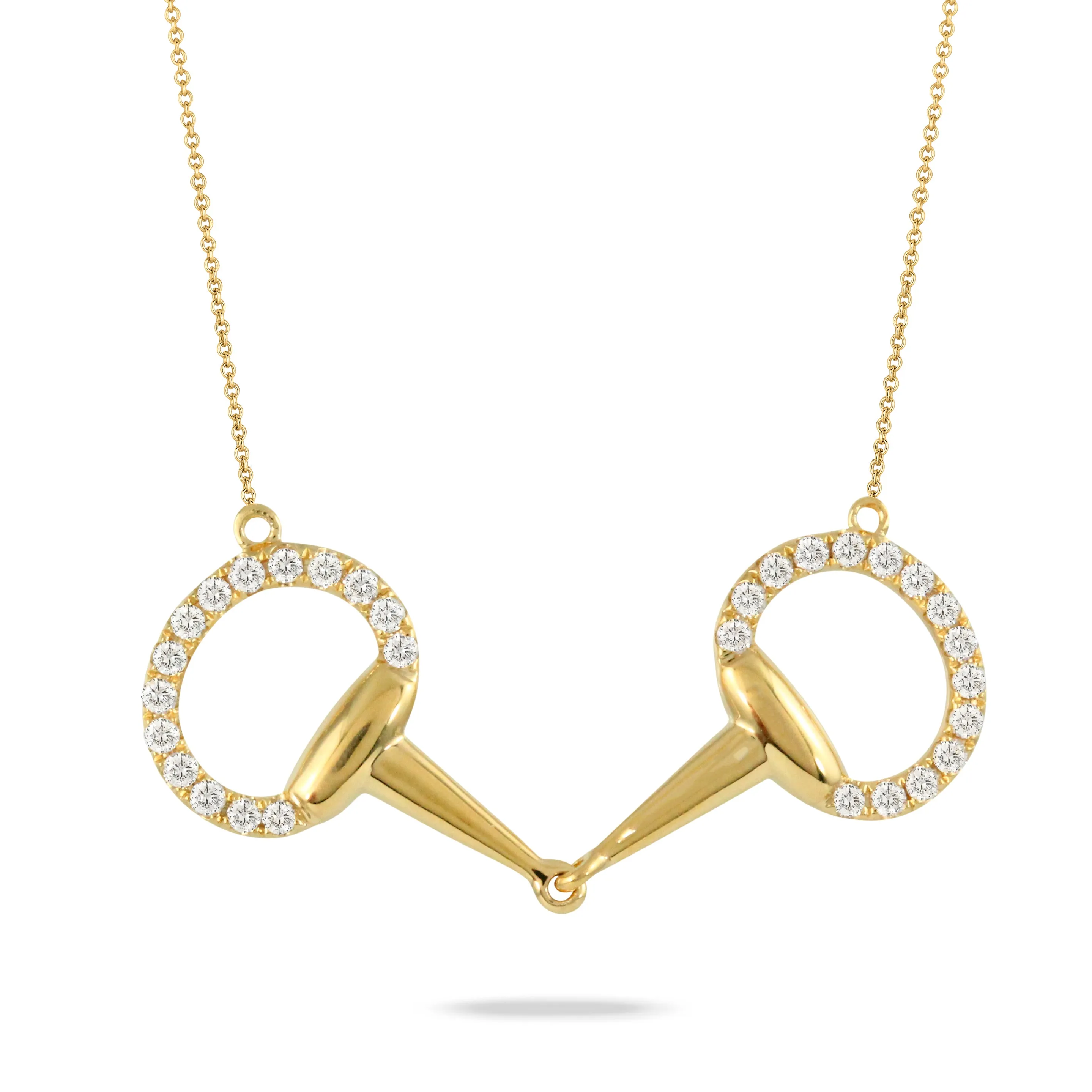 Doves Double Stirrup Necklace
