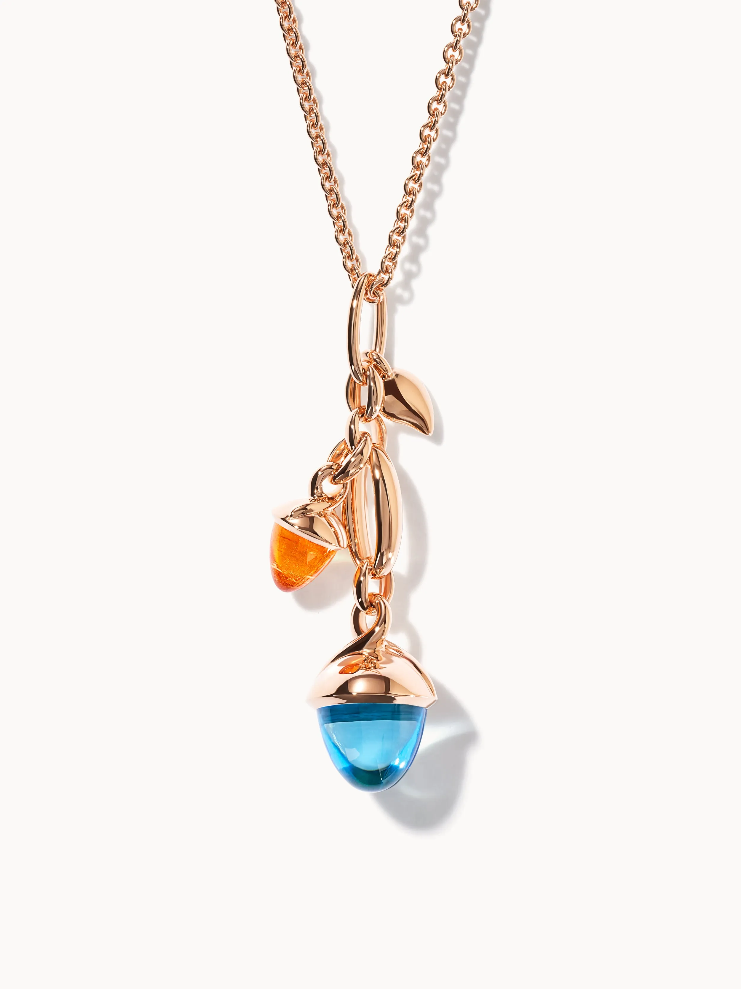 Earrings MIKADO Dangling 2 Acorns - 'Candy'