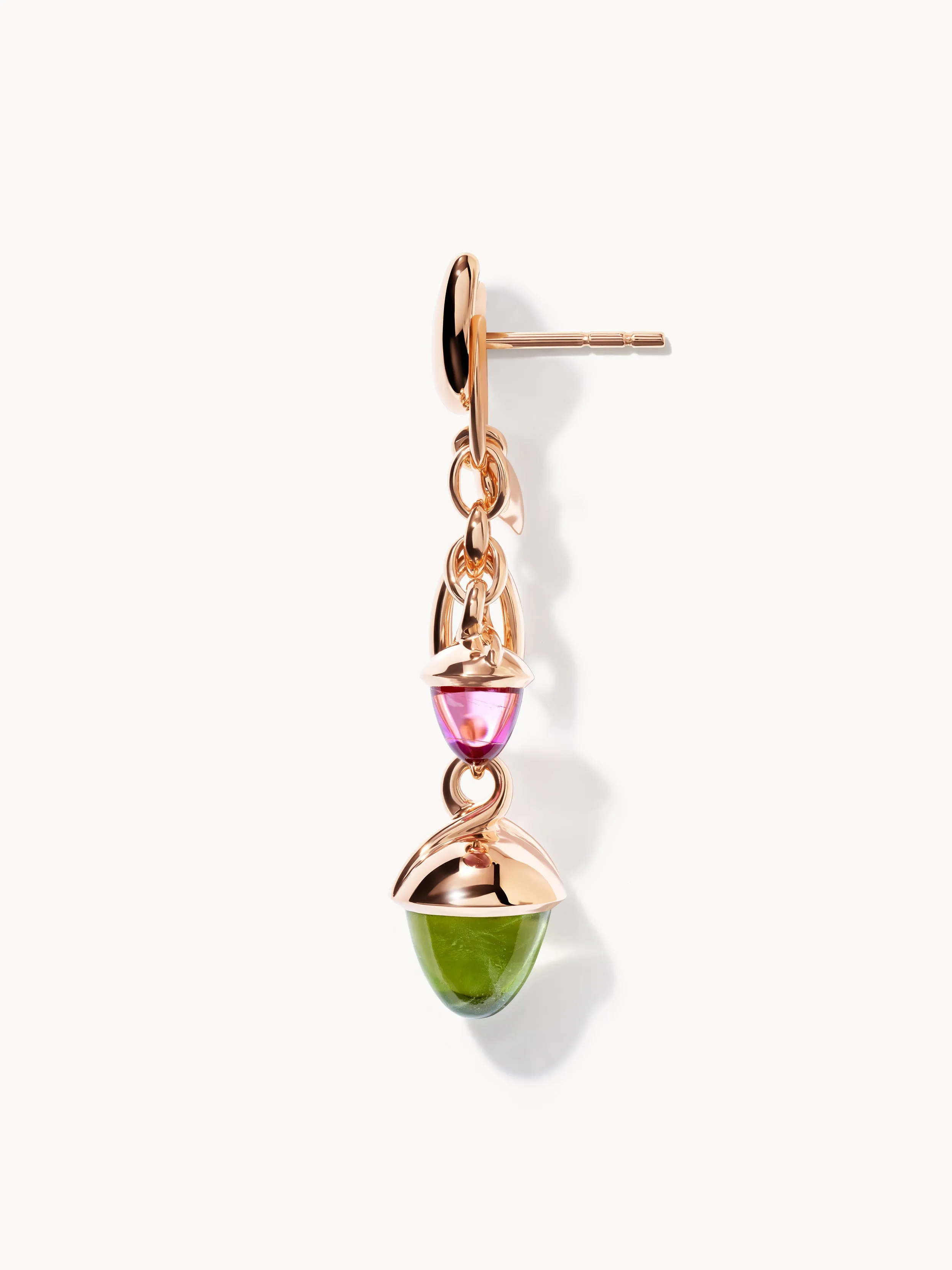 Earrings MIKADO Dangling 2 Acorns - 'Candy'
