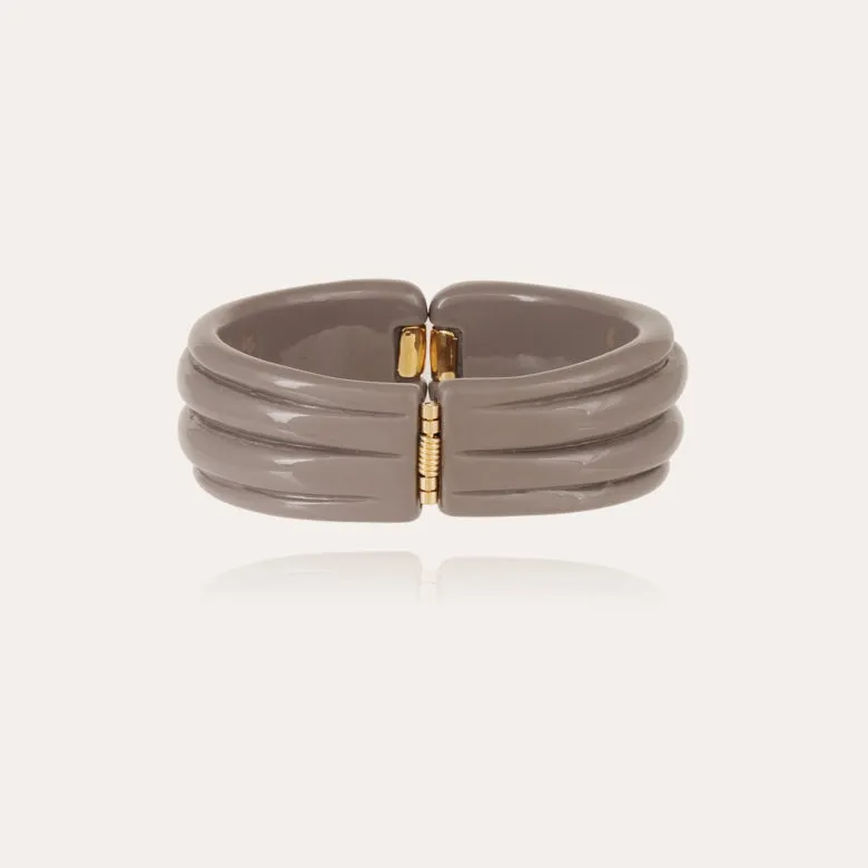 Ecume Resin Bracelet in Grey