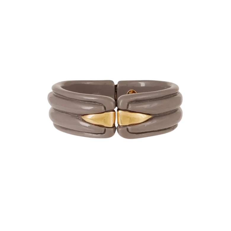 Ecume Resin Bracelet in Grey