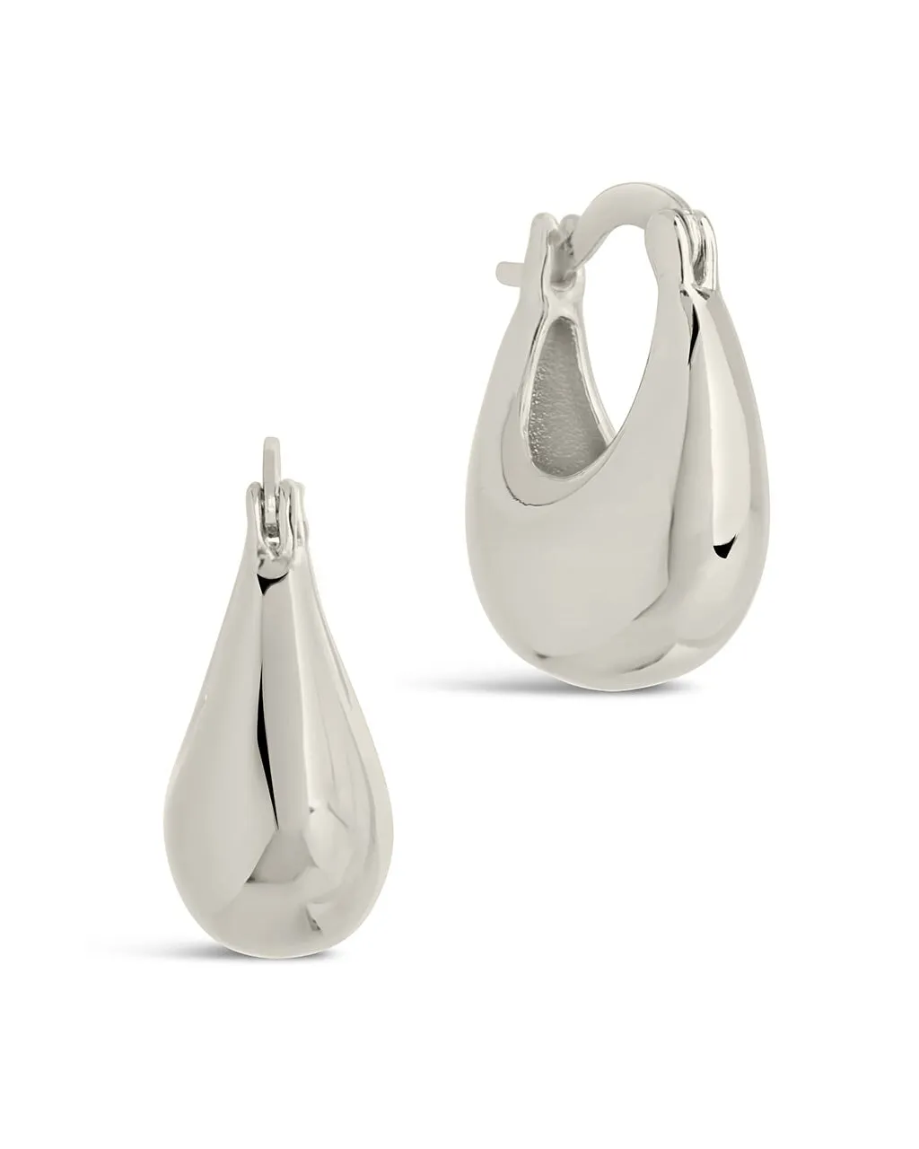 Eleah Polished Micro Hoop Earrings